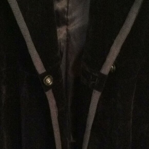 Msquared Maxi Velvet Coat - Picture 4 of 6